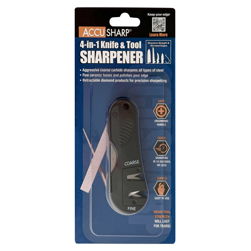 Accusharp 4-in-1 Knife and Tool Sharpener
