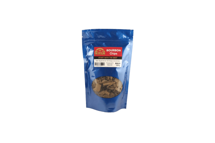 Q Brew Bourbon Chips 100g