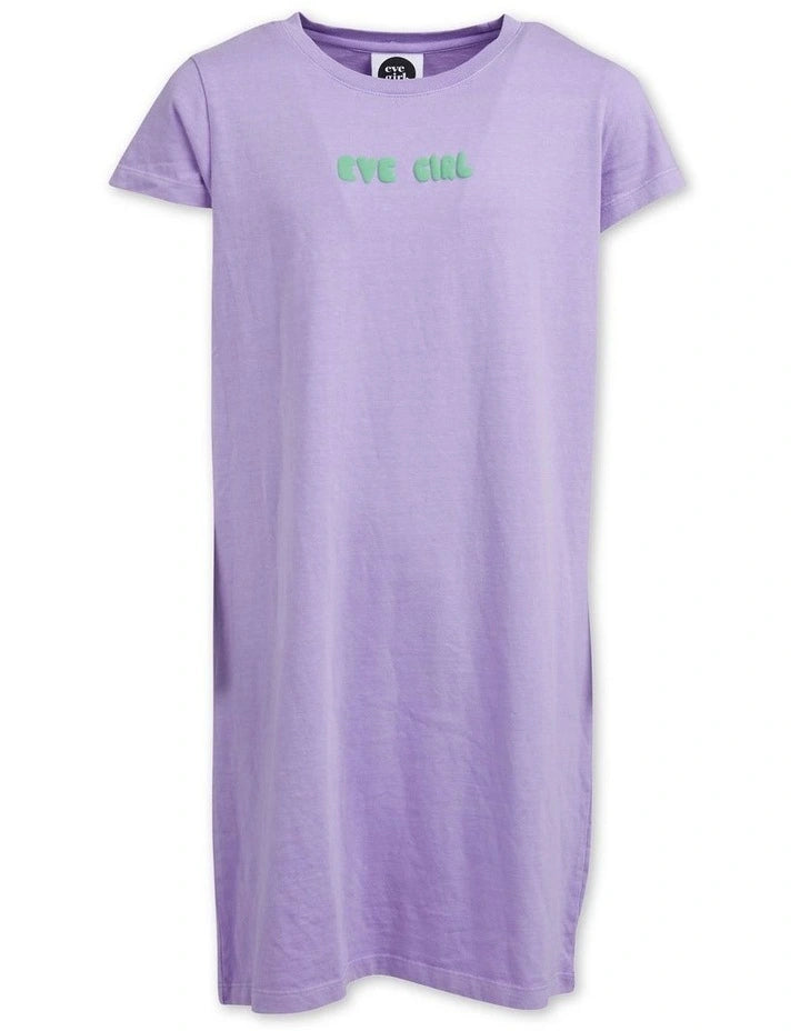 EVE GIRL MALIBU TEE DRESS LAVENDER SIZE 3