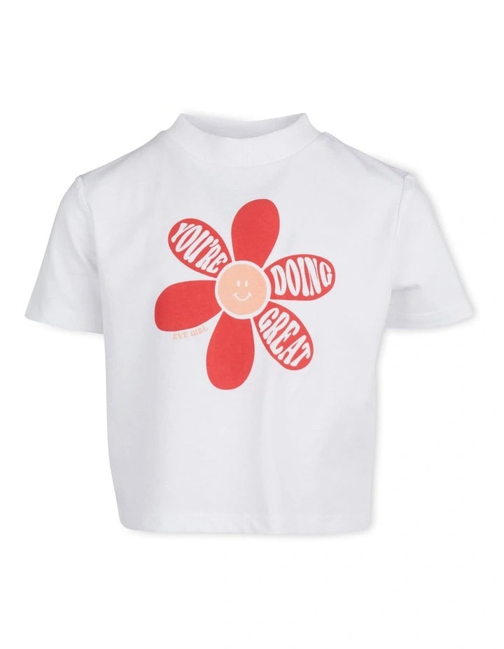 Eve Girl You Are Great Tee White