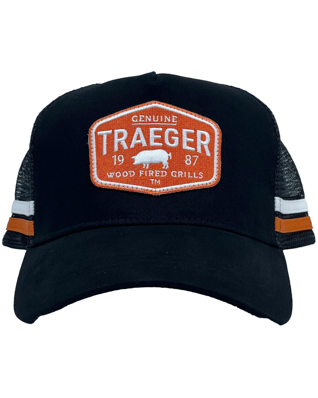 Traeger Trading Post Trucker Hat Black/Orange
