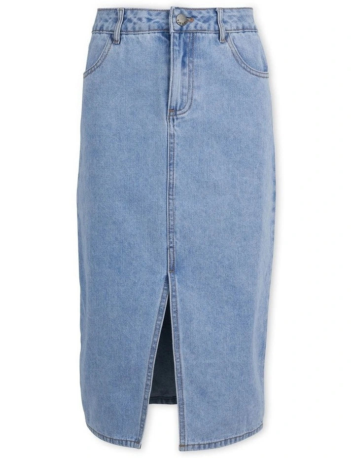 Eve Girl Ray Midi Skirt Blue Girls