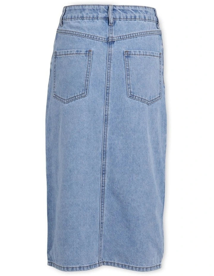 Eve Girl Ray Midi Skirt Blue Girls