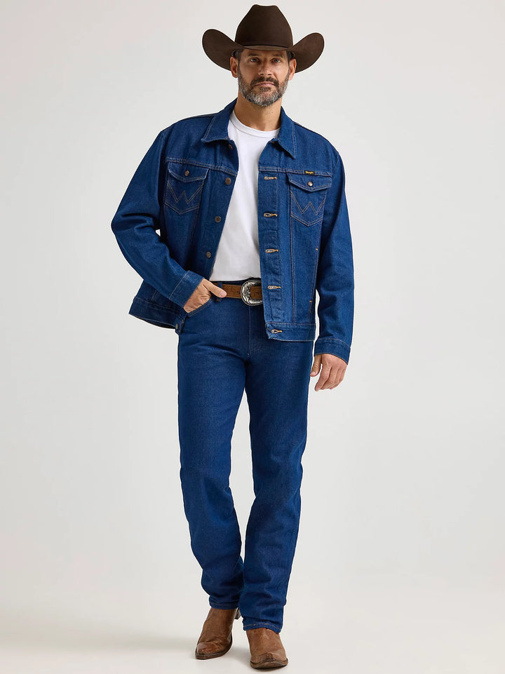 TC Wrangler Mens Cowboy Cut Original Jean - 32 inch leg| Prewashed Indigo