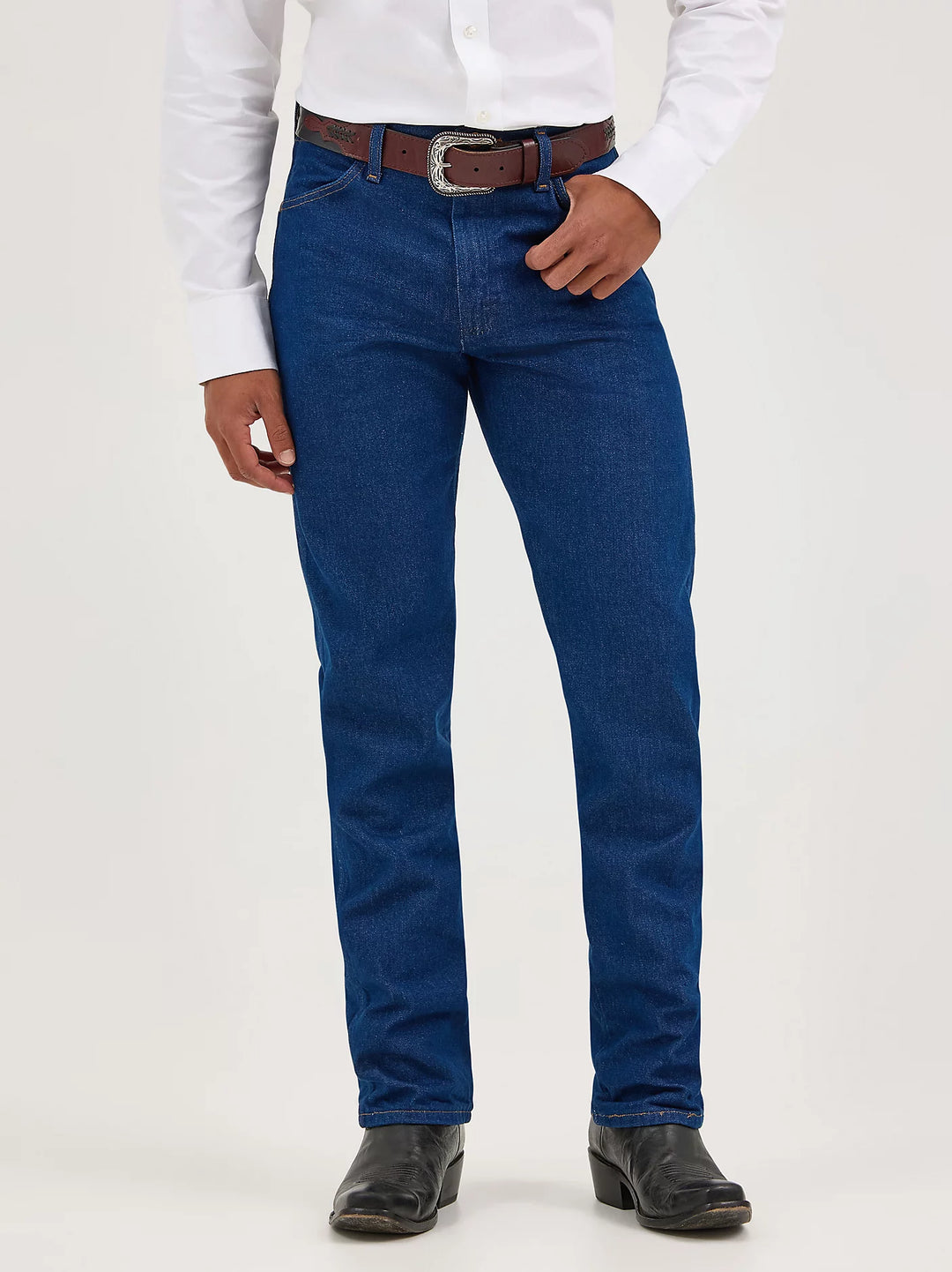 TC Wrangler Mens Cowboy Cut Original Jean - 32 inch leg| Prewashed Indigo