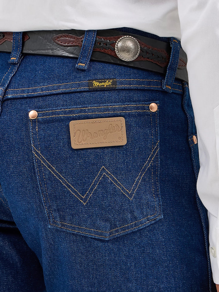 TC Wrangler Mens Cowboy Cut Original Jean - 32 inch leg| Prewashed Indigo