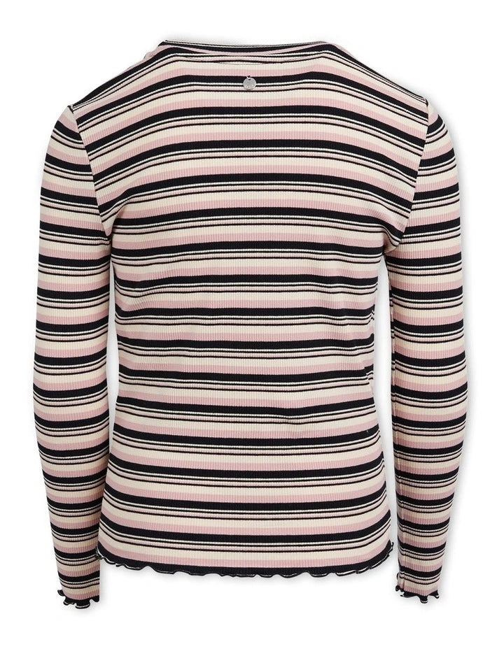 Eve Girl Flora LS Rib Tee