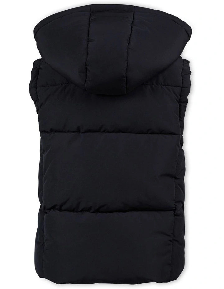 Eve Girl Remi Puffer Vest Black