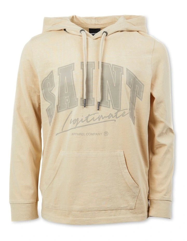 St. Goliath Privilege Hoody Tee Bone - TheSquarePeg