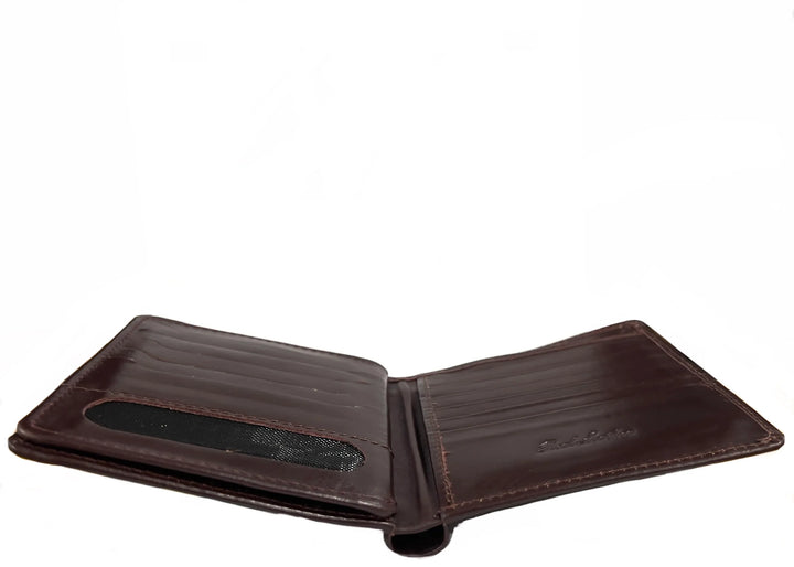 HAARLEM Mens KUZE 24900 Executive Leather Wallet Burgundy
