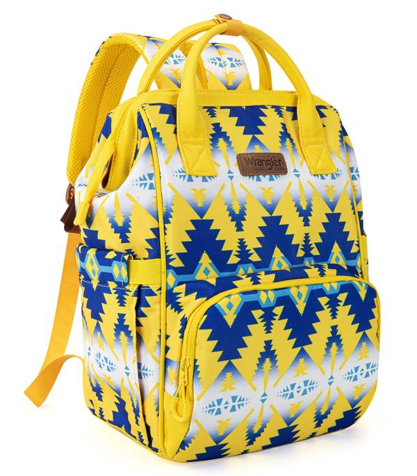 Wrangler Aztec Multifunction Backpack - Yellow