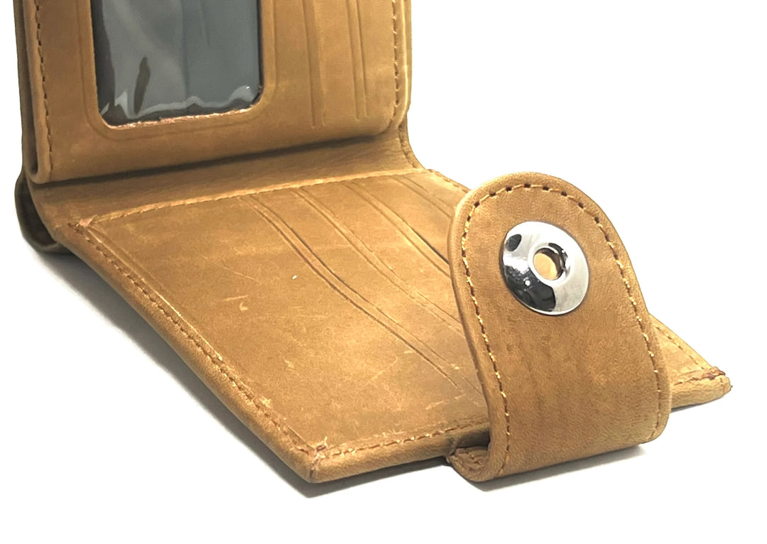 HAARLEM Mens LADER 28751 Leather Wallet Brown