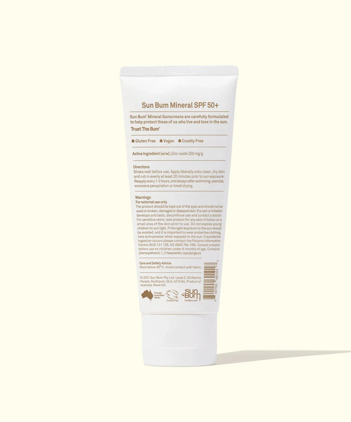 SunBum Mineral SPF 50 Sunscreen Lotion 88ml