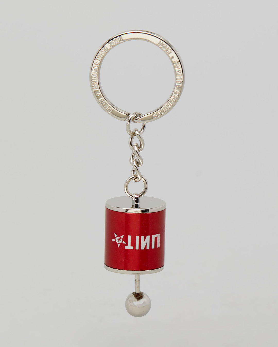 UNIT- KEYRING-TOPGEAR- RED