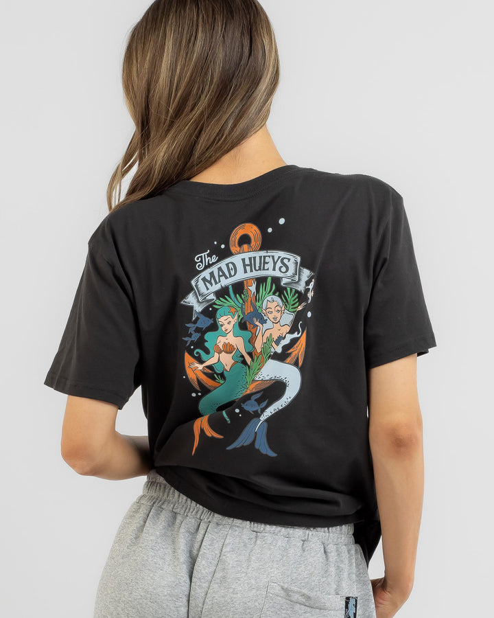 The Mad Hueys - ANCHOR MERMAID- WOMENS SS TEE