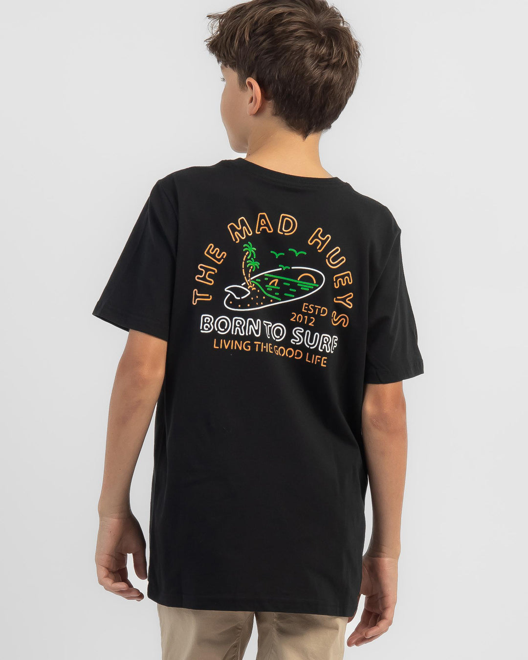 THE MAD HUEYS - NEON SURF SS TEE