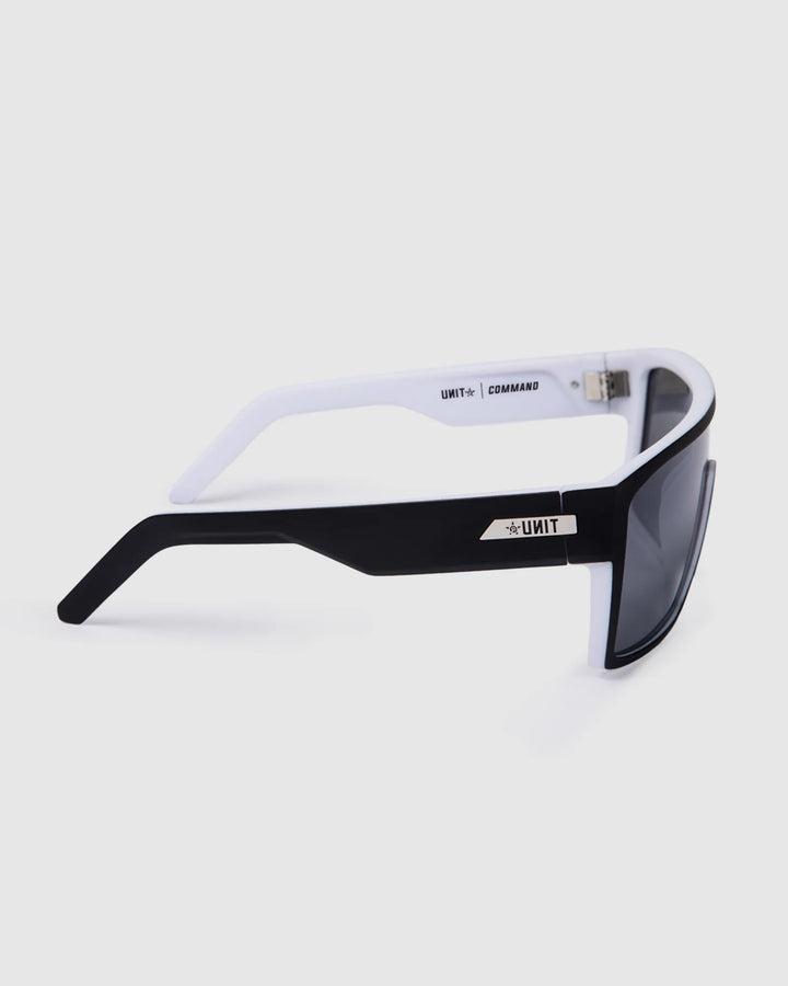 UNIT Mens Eyewear - Polarised - Command Black/White