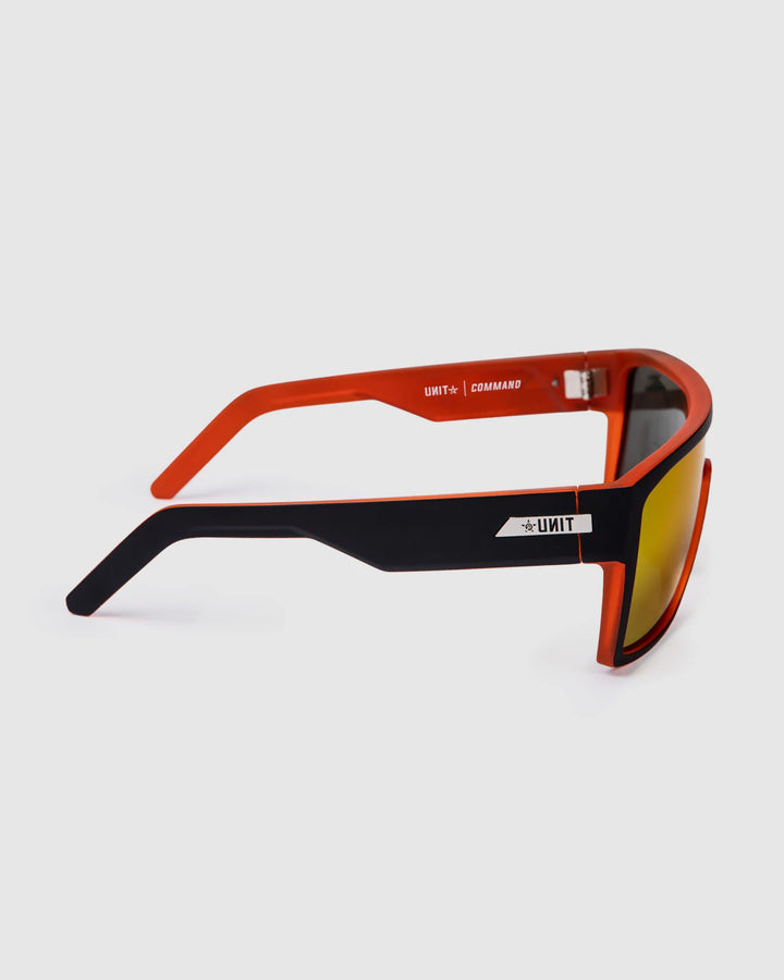 UNIT Mens Eyewear - Polarised - Command Orange