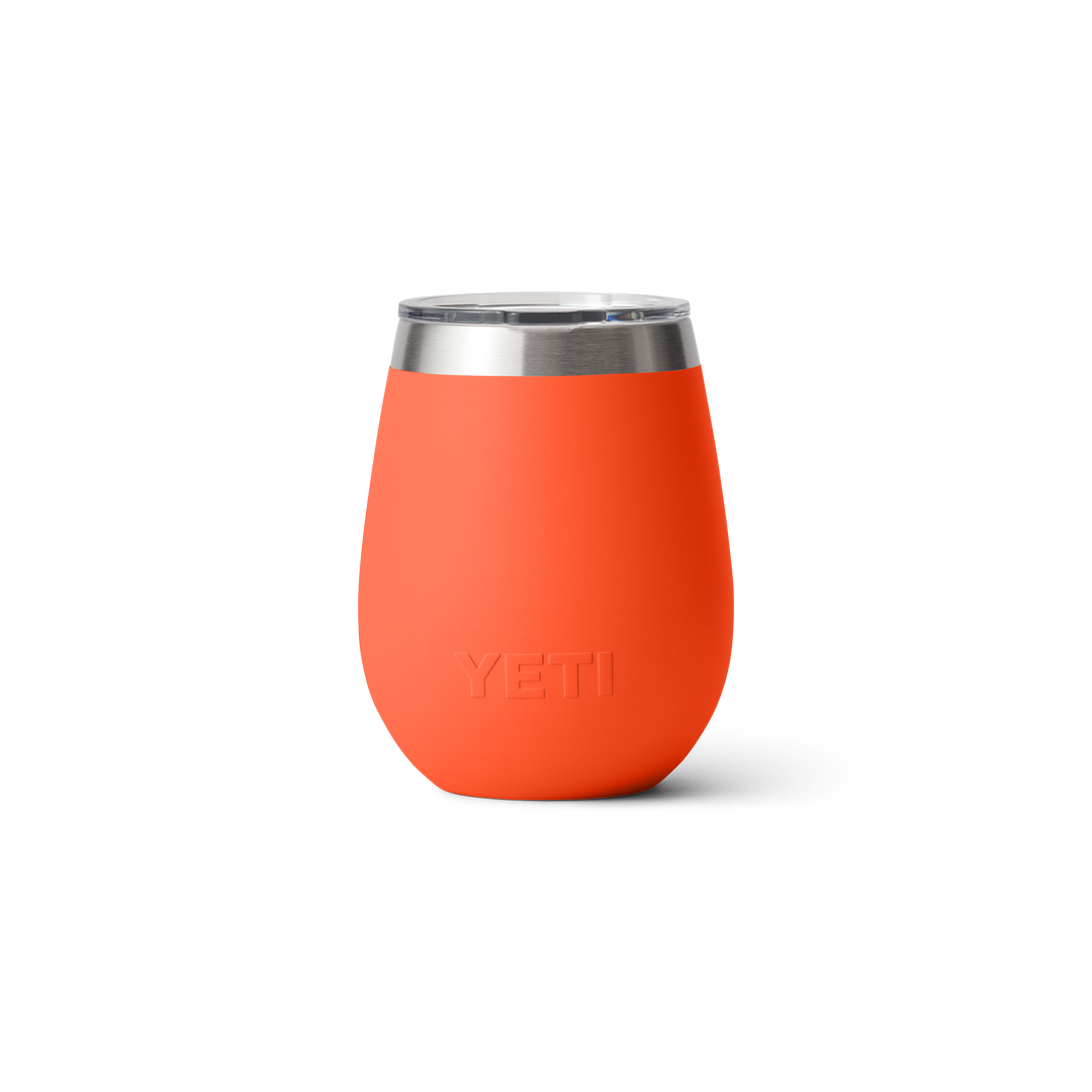 Yeti Rambler 10 oz Wine Tumbler MS Papaya