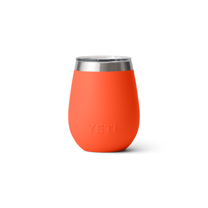 Yeti Rambler 10 oz Wine Tumbler MS Papaya