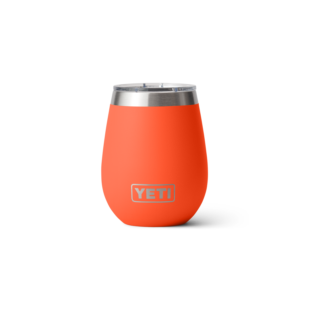 Yeti Rambler 10 oz Wine Tumbler MS Papaya