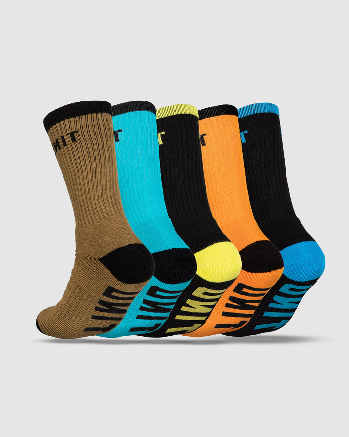 UNIT Mens Socks - Bamboo 5pk - React