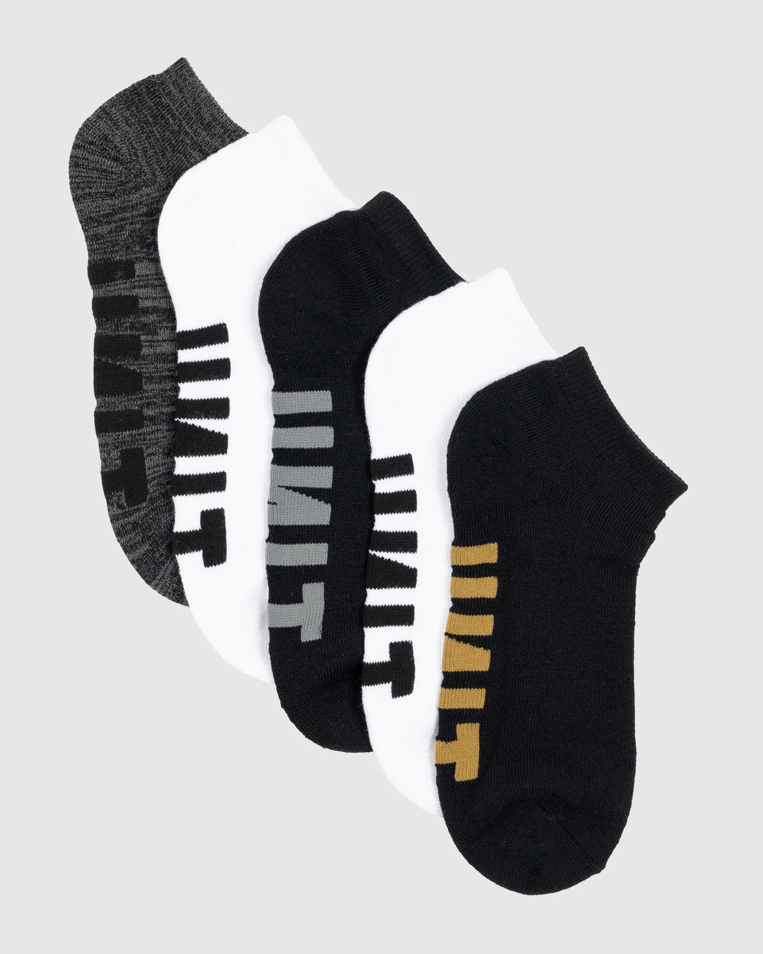UNIT Mens Socks - Bamboo 5pk No Show - Essential