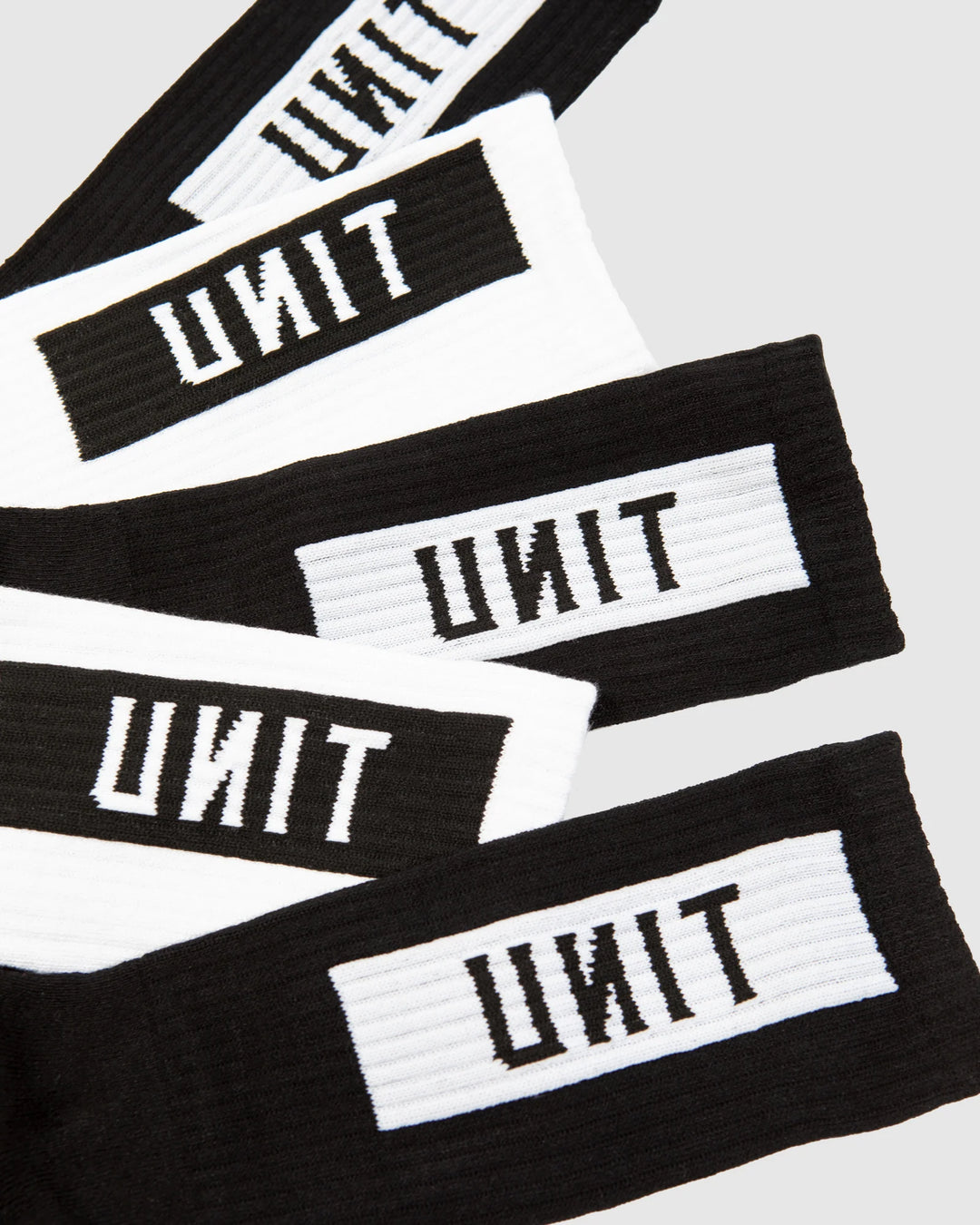 Unit Youth Socks - Bamboo 5 Pack Hi Lux Fixed