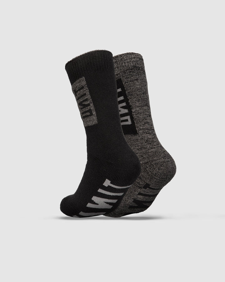 UNIT Mens Socks - Bamboo 2pk - Ultra Thick