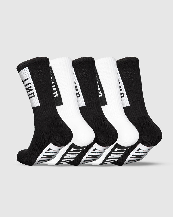 Unit Youth Socks - Bamboo 5 Pack Hi Lux Fixed