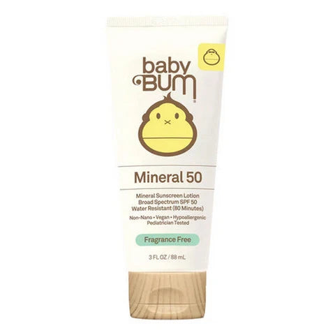 Baby Bum SPF 50 Mineral Sun Screen Lotion 88ml - TheSquarePeg