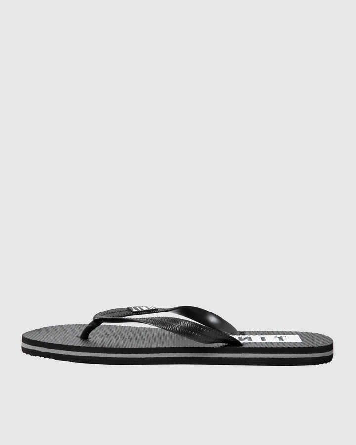 Unit Mens Flip Flops Black/White