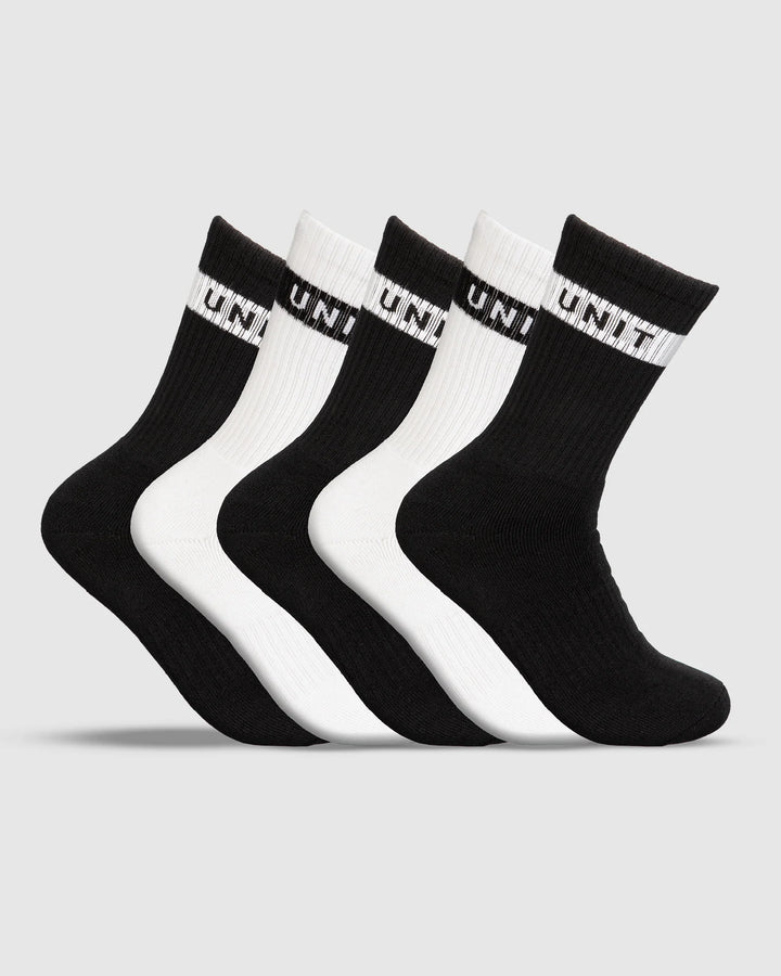 UNIT Ladies Socks - 5pk Bamboo Hi-Lux - Wander