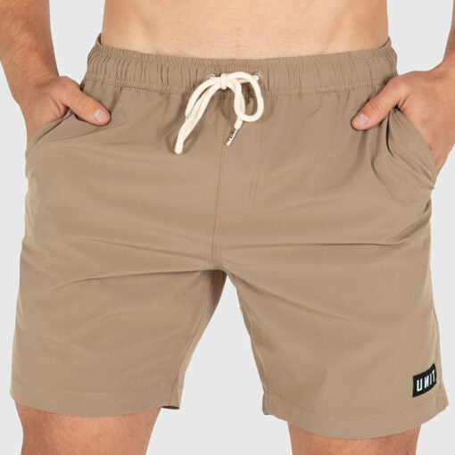 UNIT Mens Shorts - Block Khaki