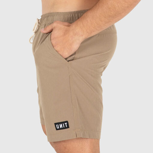 UNIT Mens Shorts - Block Khaki