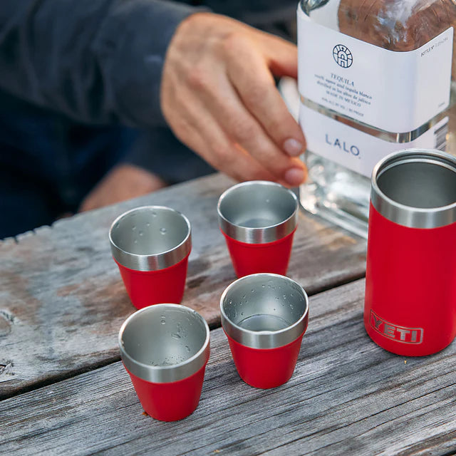 YETI Shot Glasses & Case Black
