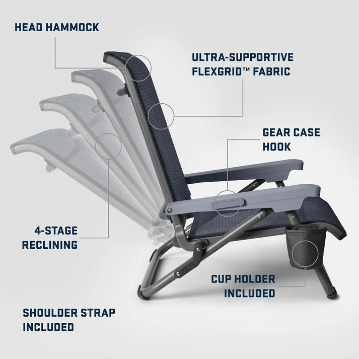 Yeti Hondo Beach Chair Navy