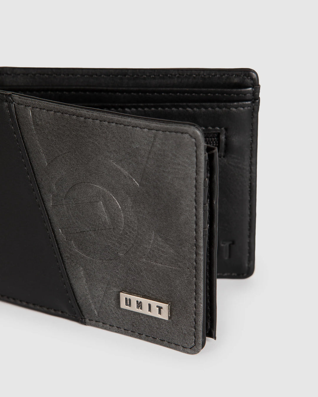 Unit Wallets Unit Mens Wallet - Split Black – TheSquarePeg