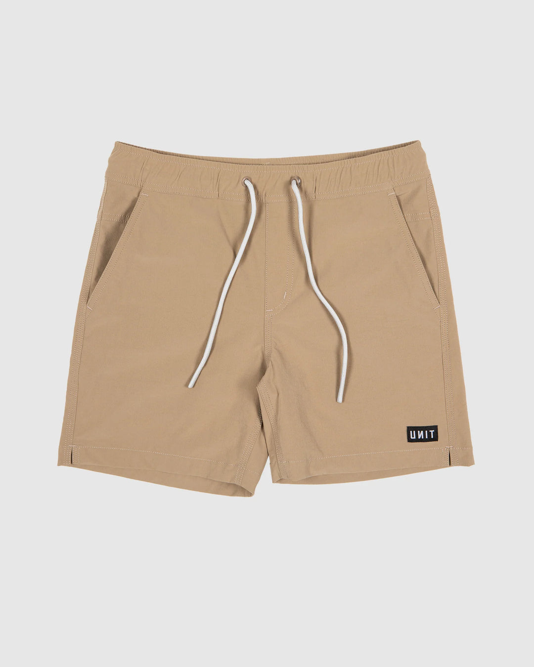 UNIT Youth Shorts - Elastic - Block Khaki 10-16