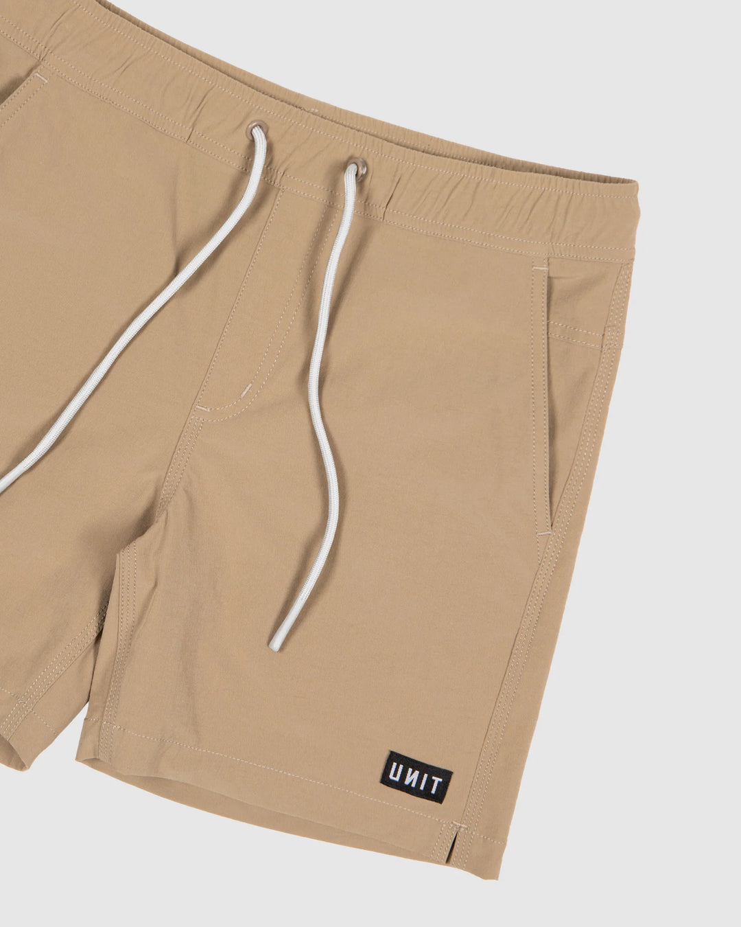 UNIT Youth Shorts - Elastic - Block Khaki 10-16