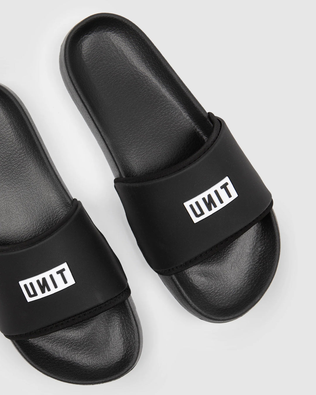 Unit Mens Slides - Stack Black