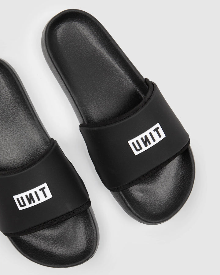 Unit Mens Slides - Stack Black