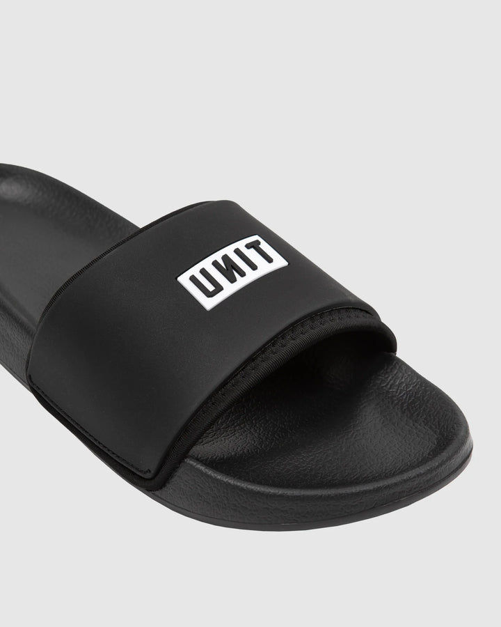 Unit Mens Slides - Stack Black
