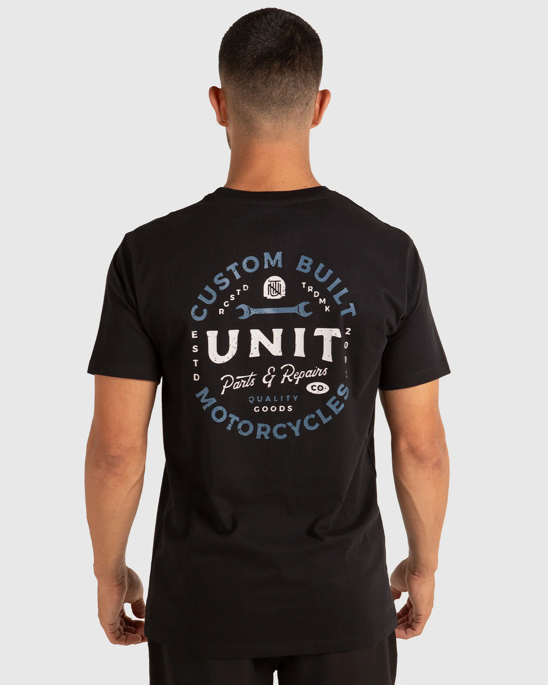 UNIT Mens Tees - Parts & Repairs Black