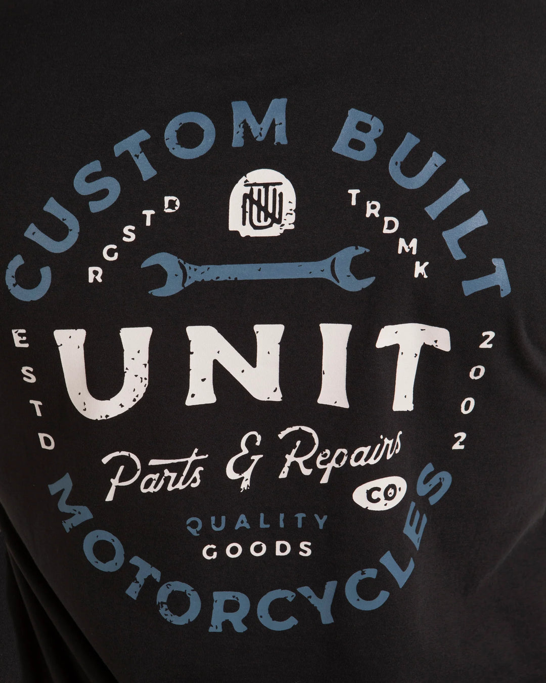 UNIT Mens Tees - Parts & Repairs Black