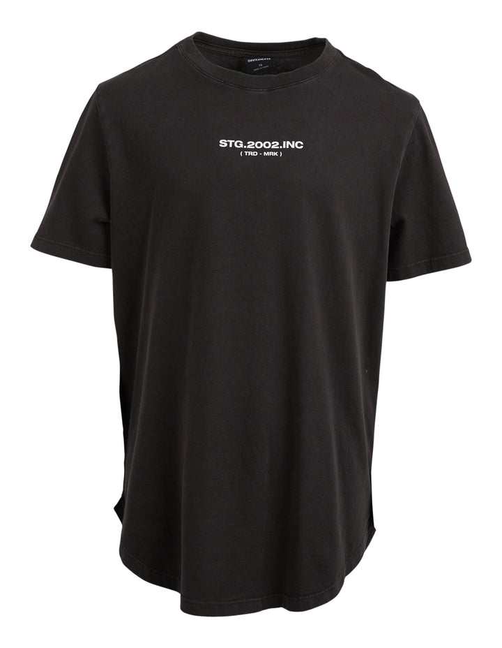 St. Goliath High Rise Tee Washed Black