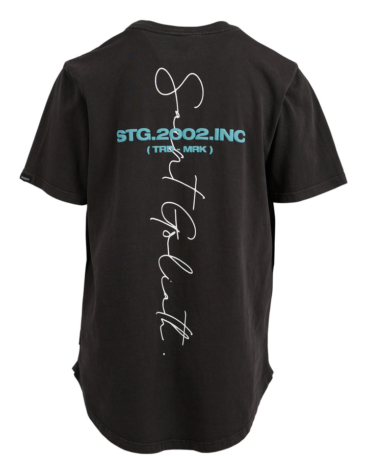 St. Goliath High Rise Tee Washed Black