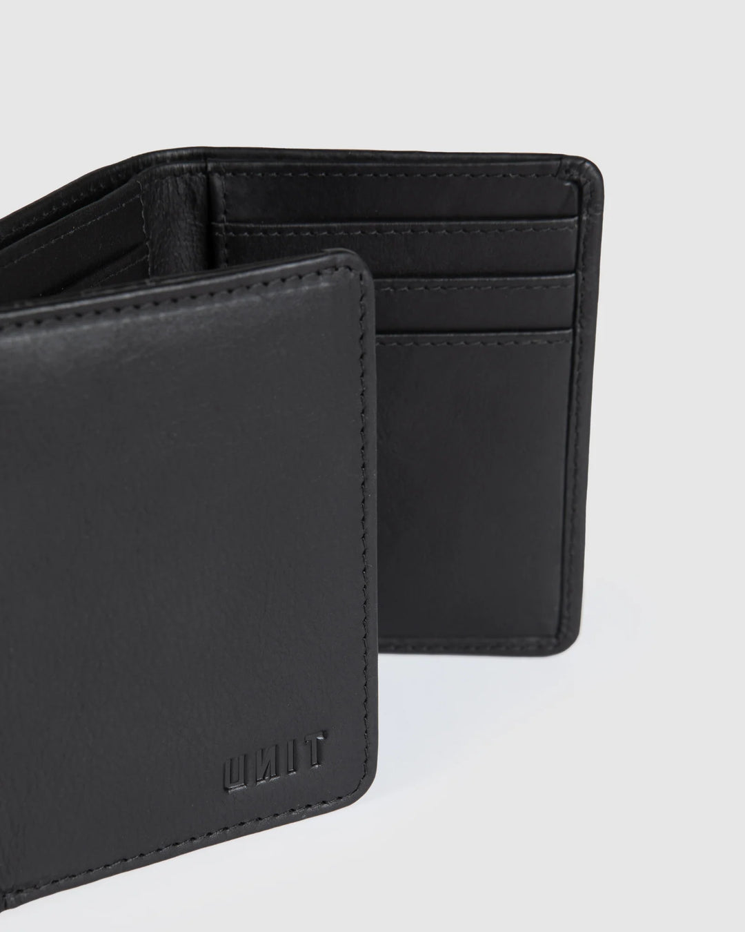 UNIT Mens Wallet - Leather Tri-Fold - Compact