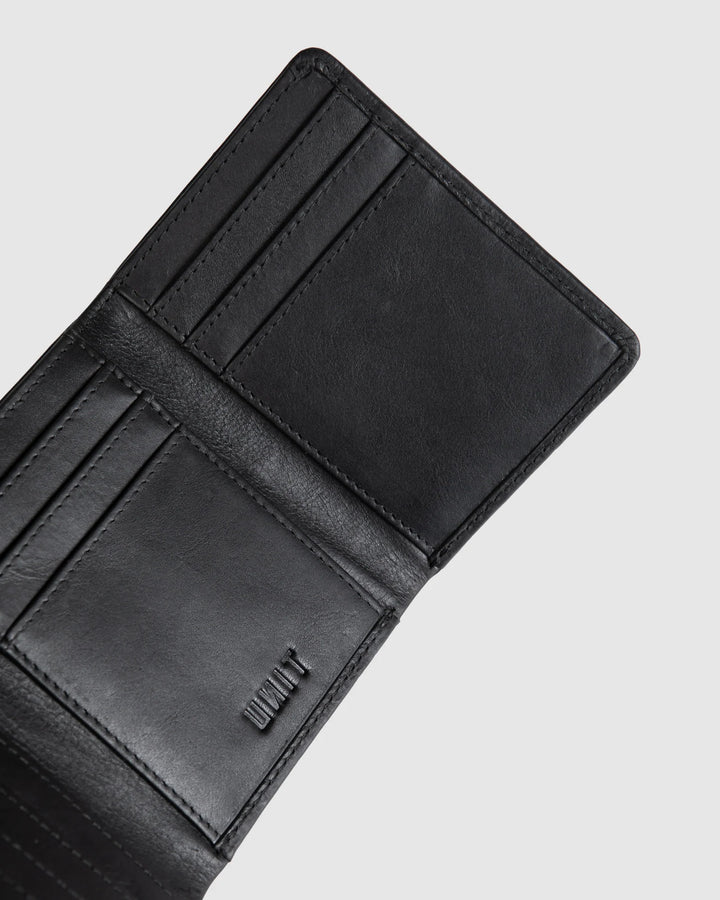 UNIT Mens Wallet - Leather Tri-Fold - Compact