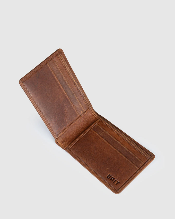 UNIT Mens Wallet - Leather Bi-Fold - Classic - TheSquarePeg